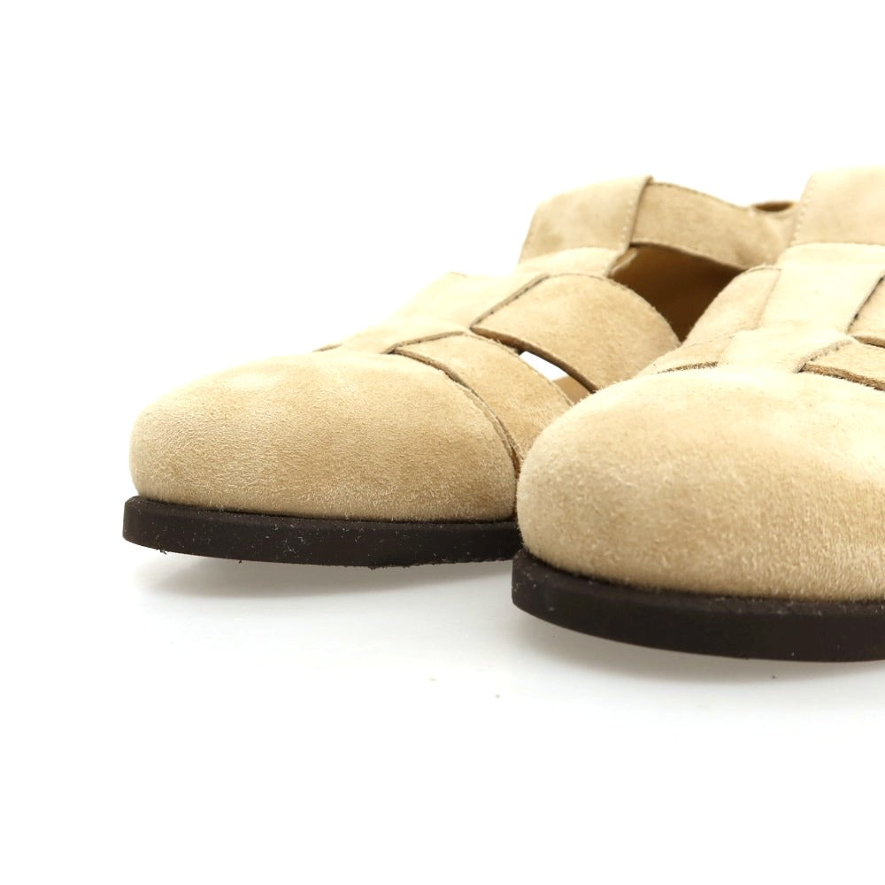 【新品】フェランテ FERRANTE GHURKA スエード サンダル ベージュ【サイズ7】【 状態ランクN 】【 メンズ 】