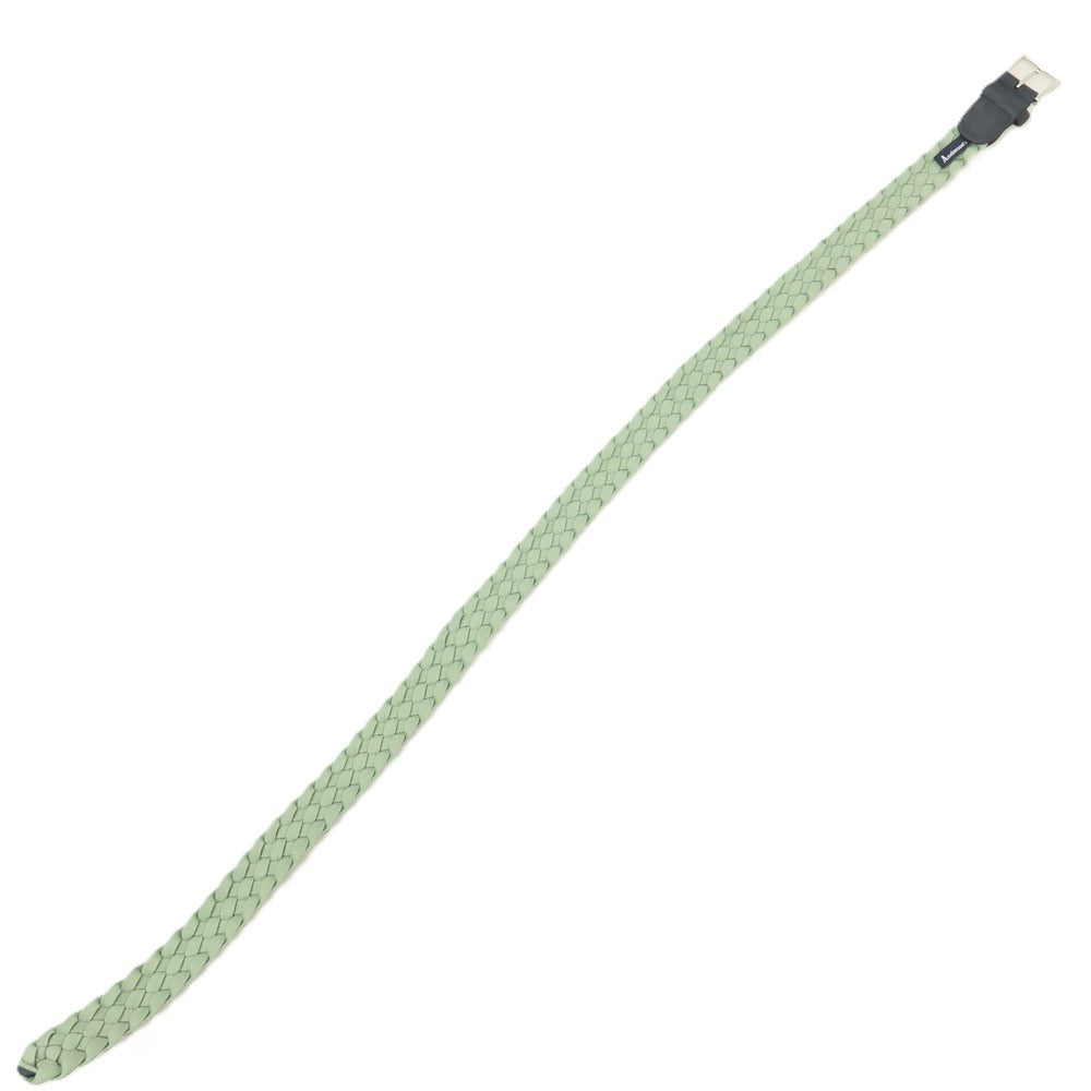 【新品】アンダーソンズ Andersons レザー×ナイロン メッシュベルト ライトグリーンxダークネイビー【サイズ85】【 状態ランクN 】【 メンズ 】