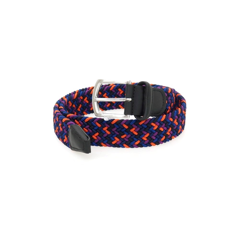 【新品】アンダーソンズ Andersons エラスティック ゴム メッシュベルト ブラックxマルチカラー【サイズ85】【 状態ランクN 】【 メンズ 】