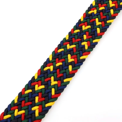 【新品】アンダーソンズ Andersons エラスティック ゴム メッシュベルト ネイビーxマルチカラー【サイズ85】【 状態ランクN 】【 メンズ 】