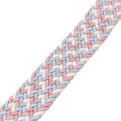 【新品】アンダーソンズ Andersons エラスティック ゴム メッシュベルト ピンクxライトブルー【サイズ85】【 状態ランクN 】【 メンズ 】