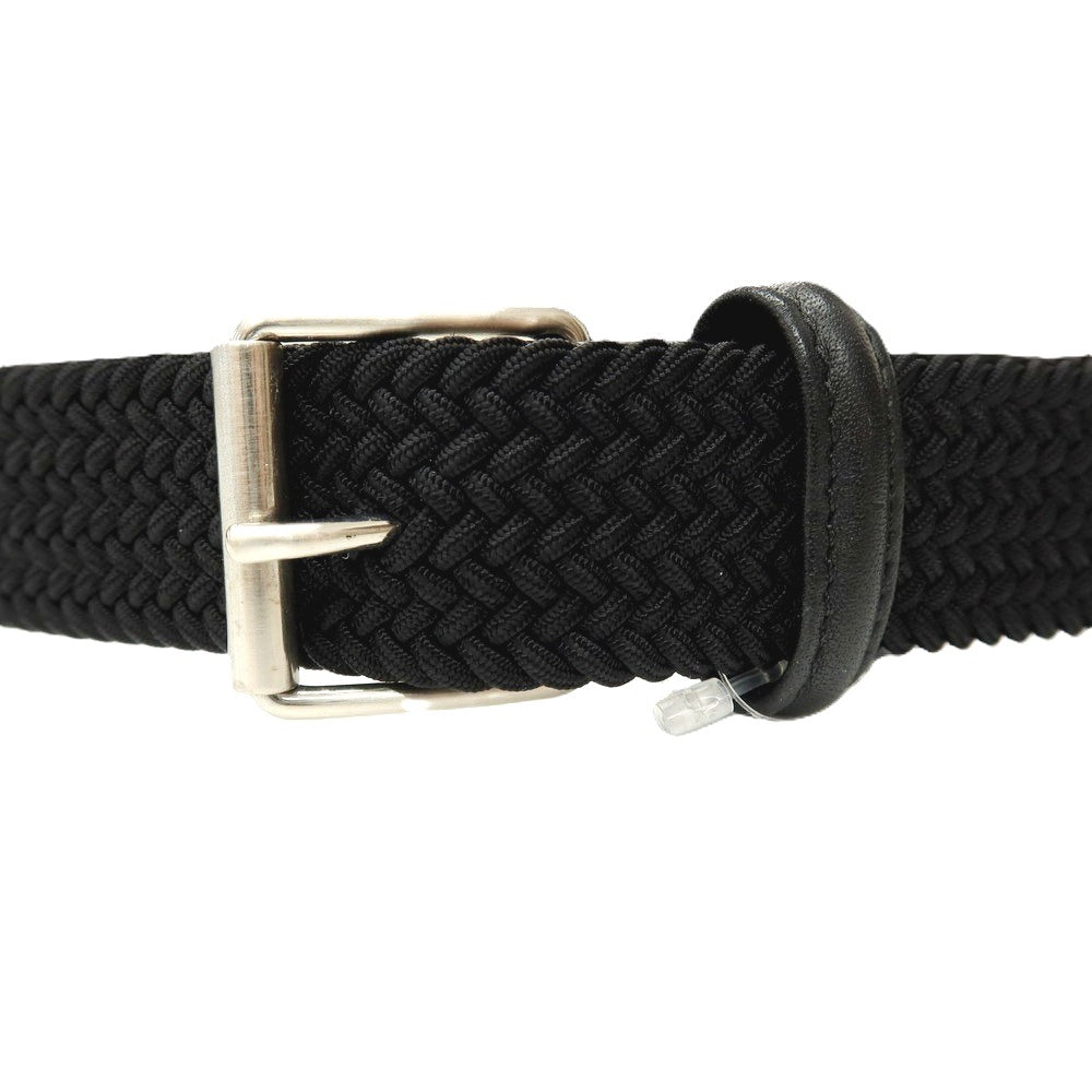 【中古】【未使用】アンダーソンズ Andersons トゥモローランド別注 エラスティック ゴム メッシュベルト ブラックxシルバー【サイズ90】【 状態ランクS 】【 メンズ 】