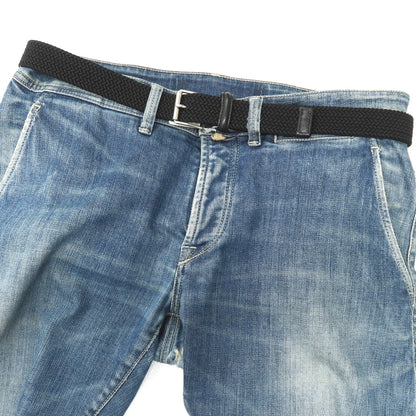 【中古】【未使用】アンダーソンズ Andersons トゥモローランド別注 エラスティック ゴム メッシュベルト ブラックxシルバー【サイズ90】【 状態ランクS 】【 メンズ 】