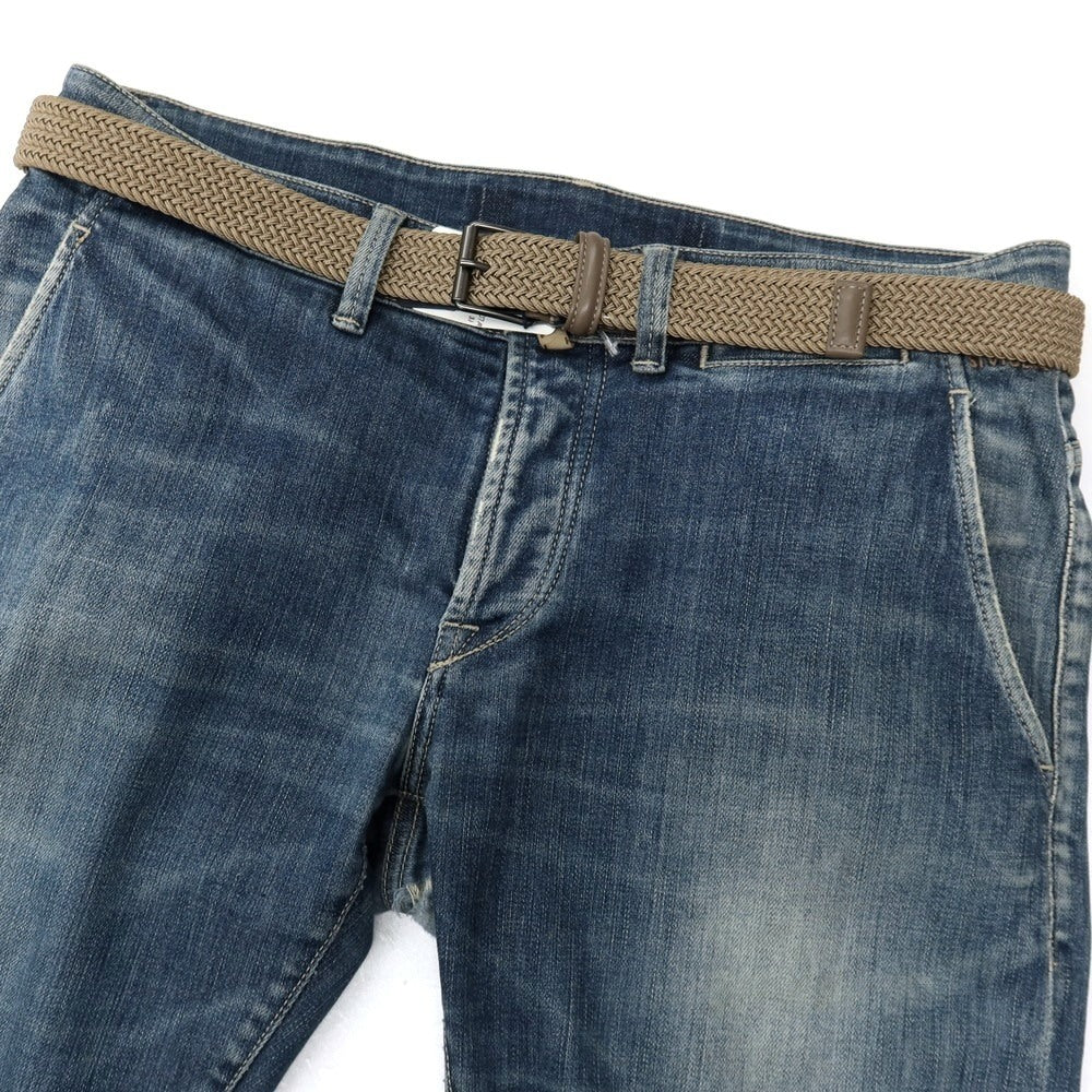 【新品】アンダーソンズ Andersons エラスティック ゴム メッシュベルト カーキベージュ【サイズ85】【 状態ランクN 】【 メンズ 】