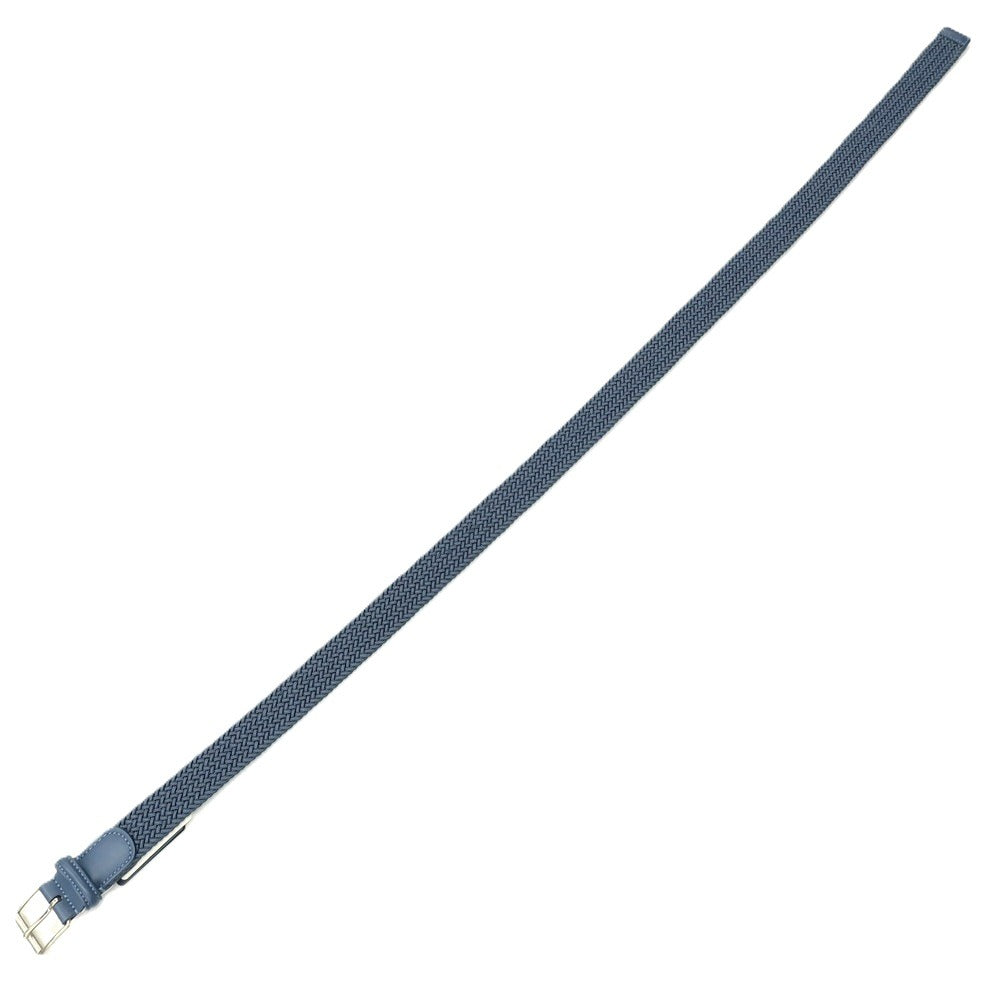 【中古】【未使用】アンダーソンズ Andersons トゥモローランド別注 エラスティック ゴム メッシュベルト グレイッシュブルーxシルバー【サイズ90】【 状態ランクS 】【 メンズ 】