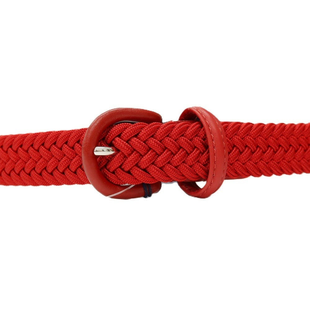 【新品】アンダーソンズ Andersons エラスティック ゴム メッシュベルト レッド【サイズ85】【 状態ランクN 】【 メンズ 】