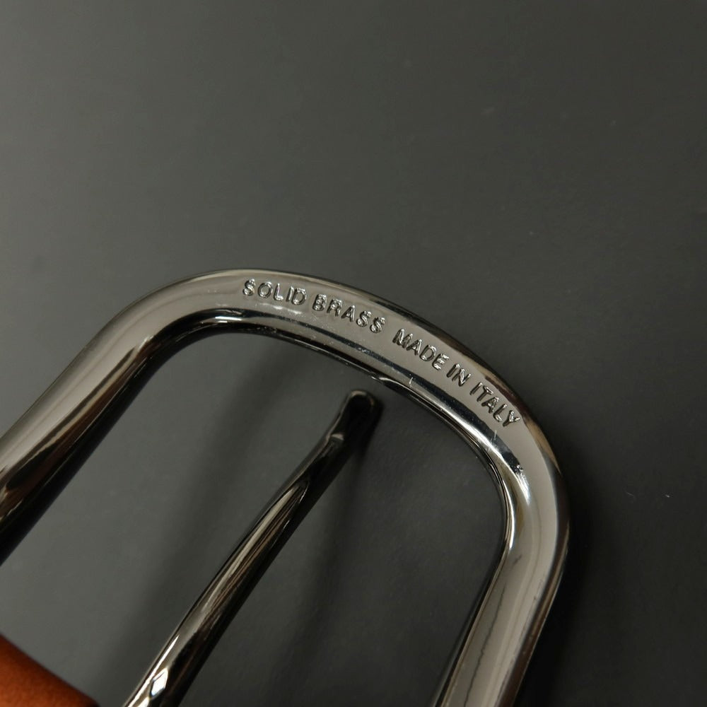 【新品】アンダーソンズ Andersons レザー×エラスティック ゴム メッシュベルト ネイビーxブラウン【サイズ95】【 状態ランクN 】【 メンズ 】