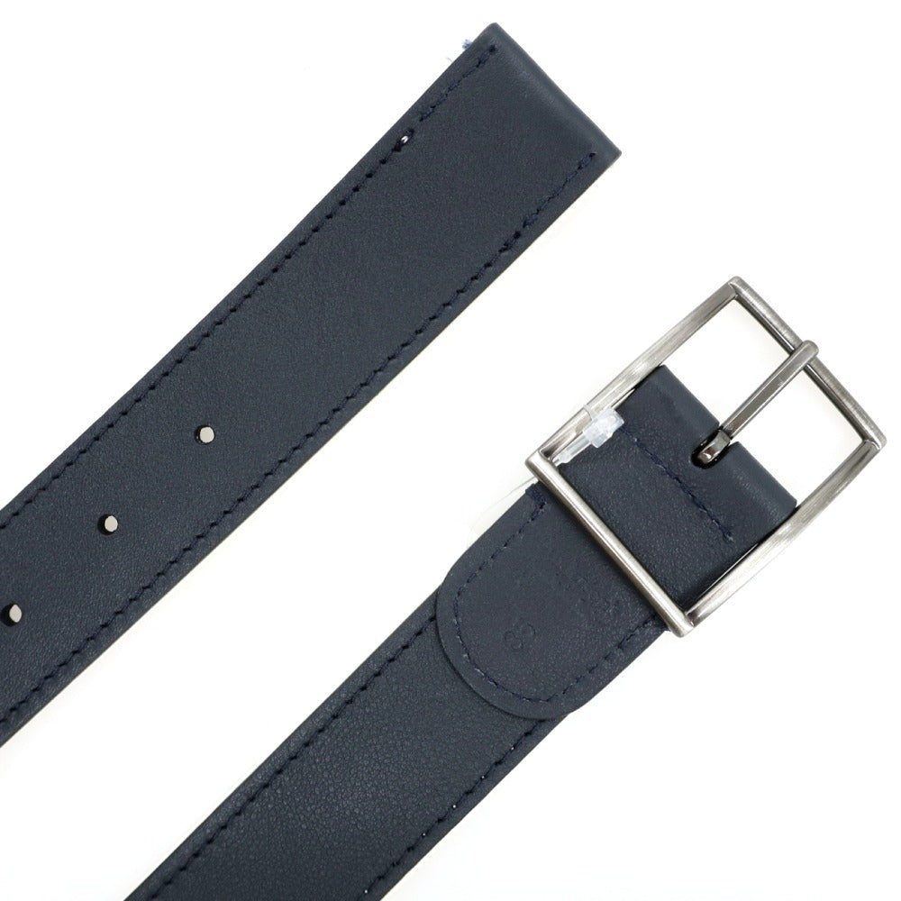 【新品】アンダーソンズ Andersons リバーシブル ナイロン×レザー コンビ ベルト アイボリーxネイビー【サイズ85】【 状態ランクN 】【 メンズ 】