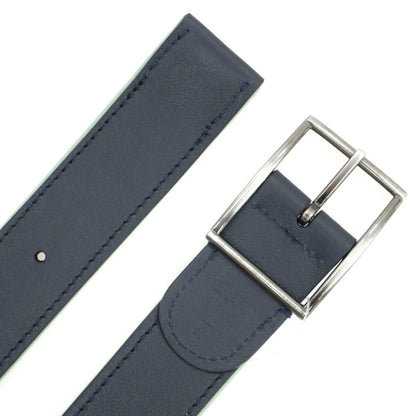 【新品】アンダーソンズ Andersons リバーシブル ナイロン×レザー コンビ ベルト ライトグリーンxネイビー【サイズ85】【 状態ランクN 】【 メンズ 】