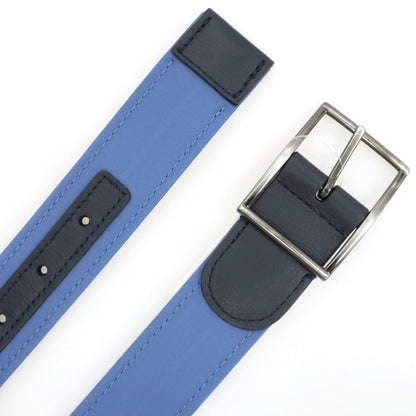 【新品】アンダーソンズ Andersons リバーシブル ナイロン×レザー コンビ ベルト ブルーxネイビー【サイズ85】【 状態ランクN 】【 メンズ 】