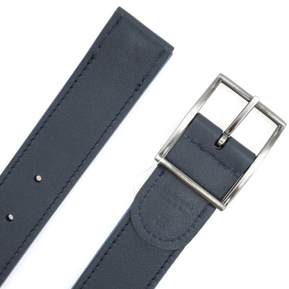 【新品】アンダーソンズ Andersons リバーシブル ナイロン×レザー コンビ ベルト ブルーxネイビー【サイズ85】【 状態ランクN 】【 メンズ 】