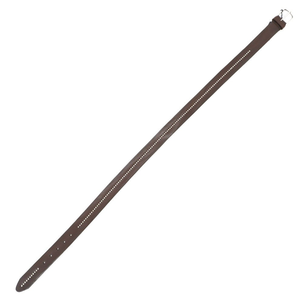 【新品】アンダーソンズ Andersons スタッズ レザー ベルト ダークブラウンxシルバー【サイズ95】【 状態ランクN 】【 メンズ 】