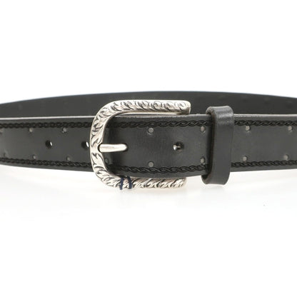 【新品】アンダーソンズ Andersons スタッズ レザー ベルト ブラック【サイズ80】【 状態ランクN 】【 メンズ 】