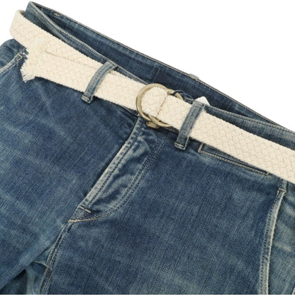 【新品】アンダーソンズ Andersons ダブルリング コットン系 メッシュベルト アイボリーxゴールド【サイズF（紙タグ記載）】【 状態ランクN 】【 メンズ 】