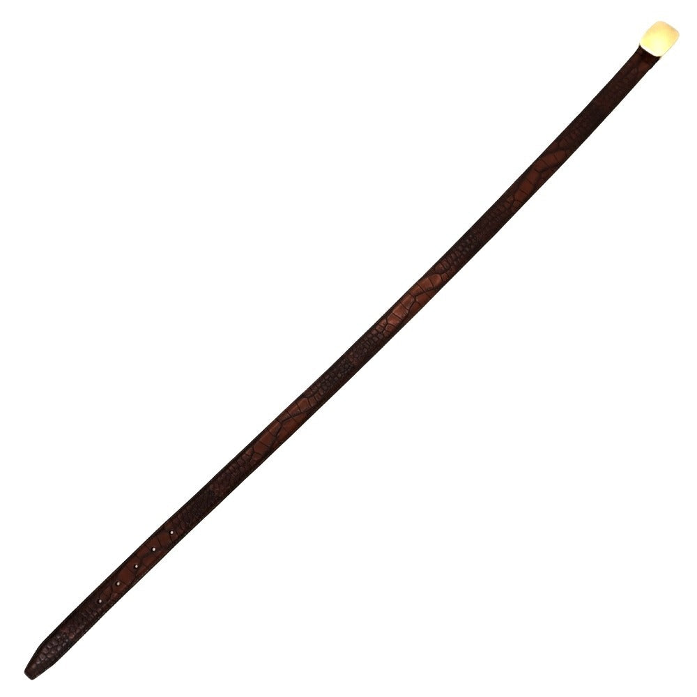 【新品】アンダーソンズ Andersons クロコ型押し カーフレザー ベルト ダークブラウン【サイズ85】【 状態ランクN 】【 メンズ 】