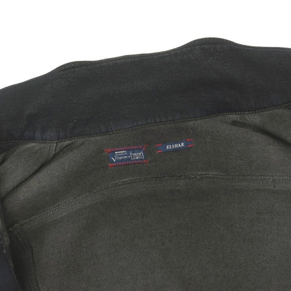 【中古】ディーゼル DIESEL ELSHAR ストレッチ コットンポリエステル ジャージー トラッカージャケット ブルゾン ブラック【サイズS】【 状態ランクC 】【 メンズ 】