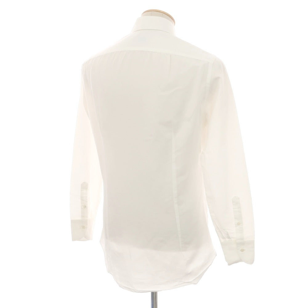 【中古】チリエッロ CIRIELLO コットンリネン レギュラーカラー カジュアルシャツ ホワイト【サイズ37】【 状態ランクB 】【 メンズ 】