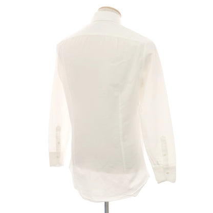 【中古】チリエッロ CIRIELLO コットンリネン レギュラーカラー カジュアルシャツ ホワイト【サイズ37】【 状態ランクB 】【 メンズ 】