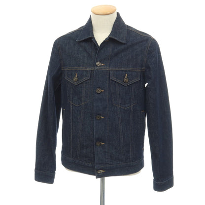 【中古】ピーティートリノ PT TORINO DENIM TRUCKER コットン デニムジャケット ネイビー【サイズ44】【 状態ランクB 】【 メンズ 】
