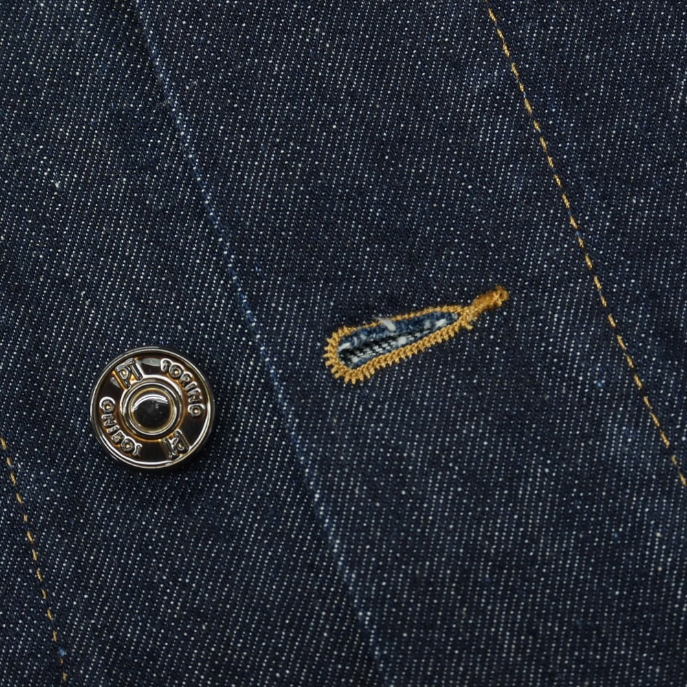 【中古】ピーティートリノ PT TORINO DENIM TRUCKER コットン デニムジャケット ネイビー【サイズ44】【 状態ランクB 】【 メンズ 】