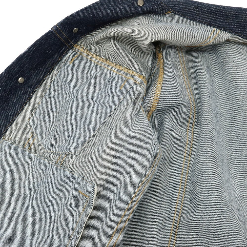【中古】ピーティートリノ PT TORINO DENIM TRUCKER コットン デニムジャケット ネイビー【サイズ44】【 状態ランクB 】【 メンズ 】