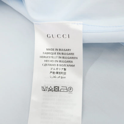 【中古】グッチ GUCCI コットン ブロード ドレスシャツ ライトブルー【サイズ39】【 状態ランクA 】【 メンズ 】