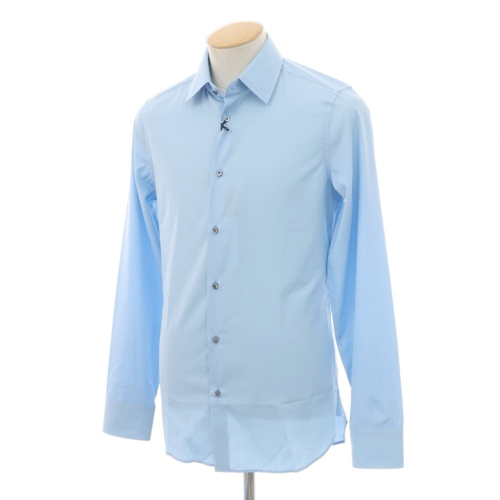 【中古】グッチ GUCCI コットン レギュラーカラー ブロード ドレスシャツ ブルー【サイズ37】【 状態ランクA 】【 メンズ 】