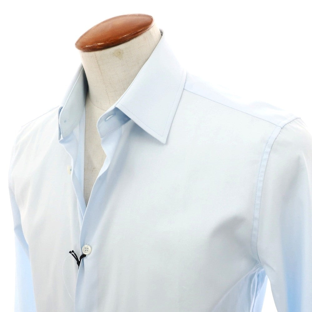 【中古】グッチ GUCCI コットン レギュラーカラー ブロード ドレスシャツ ブルー【サイズ39】【 状態ランクA 】【 メンズ 】