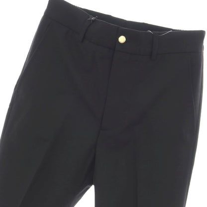 【中古】グッチ GUCCI コットンモヘヤウール カジュアルスラックスパンツ ブラック【サイズ44】【 状態ランクA 】【 メンズ 】