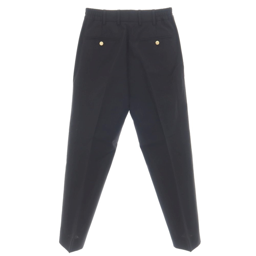 【中古】グッチ GUCCI コットンモヘヤウール カジュアルスラックスパンツ ブラック【サイズ44】【 状態ランクA 】【 メンズ 】