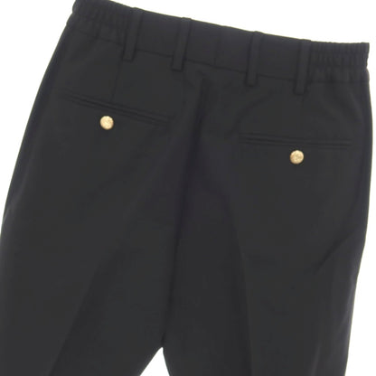 【中古】グッチ GUCCI コットンモヘヤウール カジュアルスラックスパンツ ブラック【サイズ44】【 状態ランクA 】【 メンズ 】
