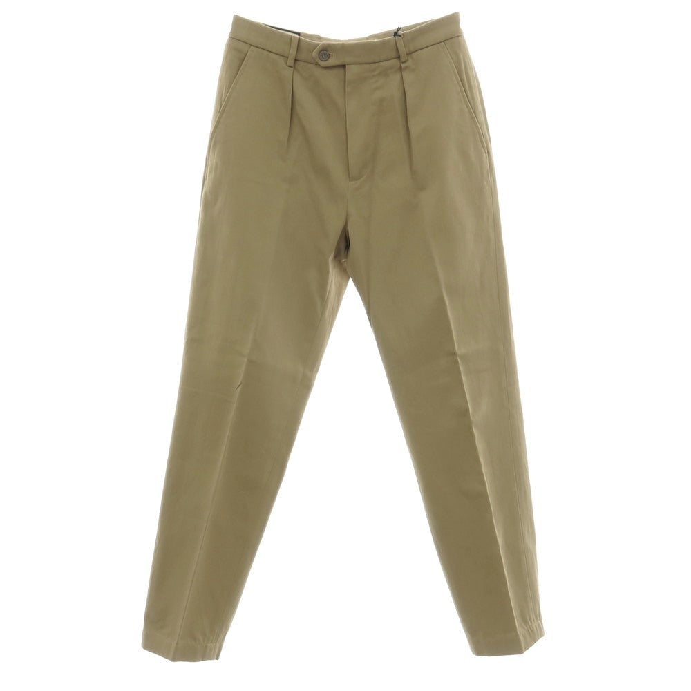 【中古】グッチ GUCCI ツイルコットン カジュアルスラックスパンツ オリーブカーキ【サイズ44】【 状態ランクA 】【 メンズ 】