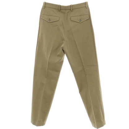 【中古】グッチ GUCCI ツイルコットン カジュアルスラックスパンツ オリーブカーキ【サイズ44】【 状態ランクA 】【 メンズ 】