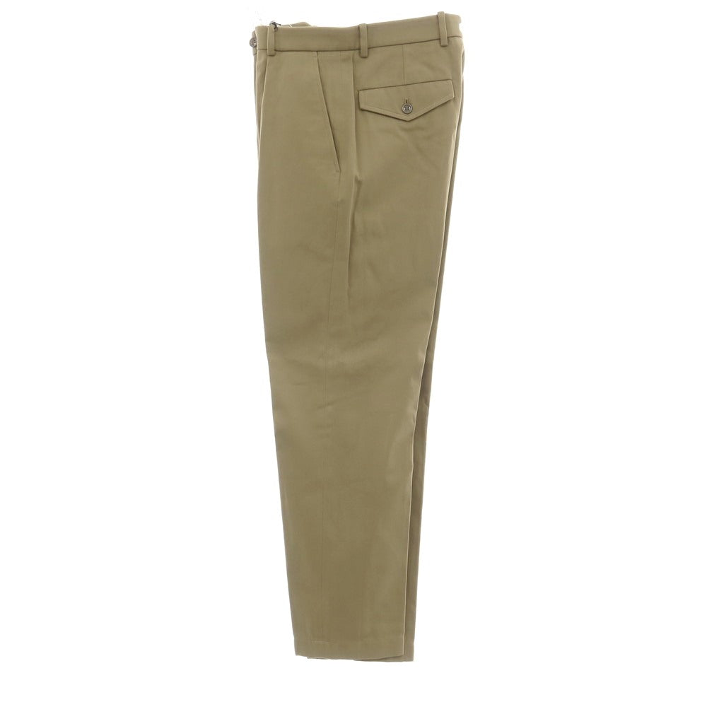 【中古】グッチ GUCCI ツイルコットン カジュアルスラックスパンツ オリーブカーキ【サイズ44】【 状態ランクA 】【 メンズ 】