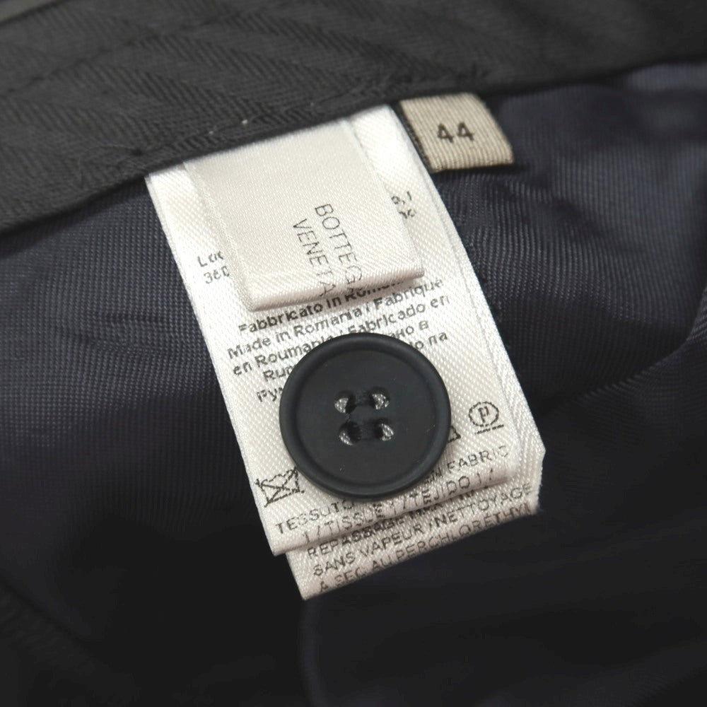 【中古】ボッテガヴェネタ BOTTEGAVENETA ウール スラックスパンツ ダークネイビー【サイズ44】【 状態ランクA 】【 メンズ 】