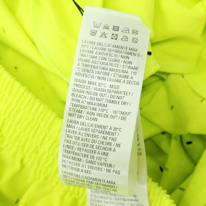 【中古】バレンシアガ BALENCIAGA WARDROBE コットンポリエステル パンチングメッシュ ショートパンツ ネオンイエロー【サイズS】【 状態ランクA 】【 メンズ 】