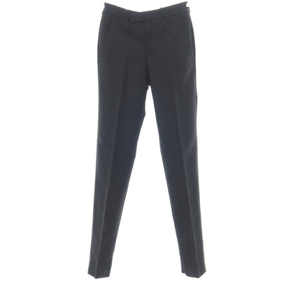 【中古】アレキサンダーマックイーン Alexander McQueen ウールモヘヤ ドレススラックスパンツ ブラック【サイズ46】【 状態ランクA 】【 メンズ 】