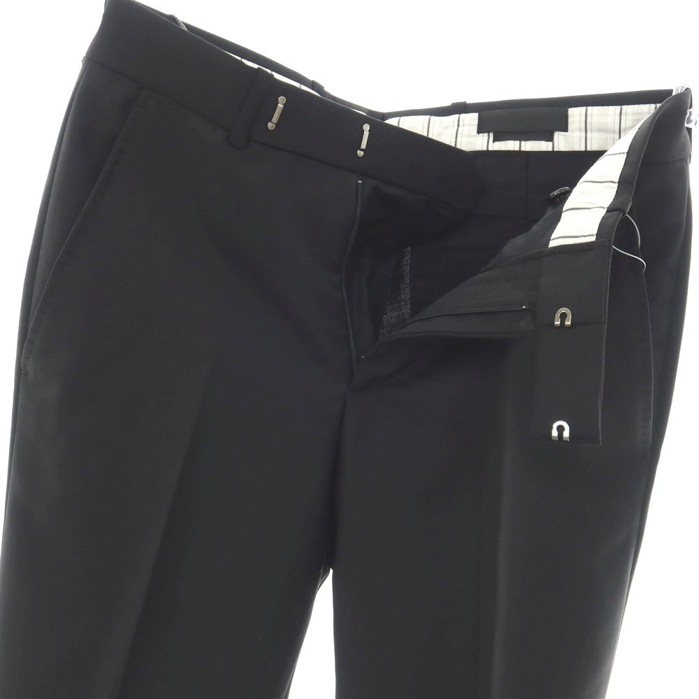 【中古】アレキサンダーマックイーン Alexander McQueen ウールモヘヤ ドレススラックスパンツ ブラック【サイズ46】【 状態ランクA 】【 メンズ 】