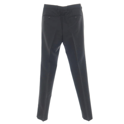 【中古】アレキサンダーマックイーン Alexander McQueen ウールモヘヤ ドレススラックスパンツ ブラック【サイズ46】【 状態ランクA 】【 メンズ 】