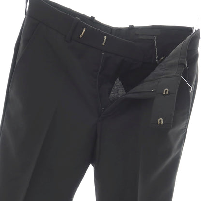 【中古】アレキサンダーマックイーン Alexander McQueen ウールモヘヤ ドレススラックスパンツ ブラック【サイズ46】【 状態ランクA 】【 メンズ 】