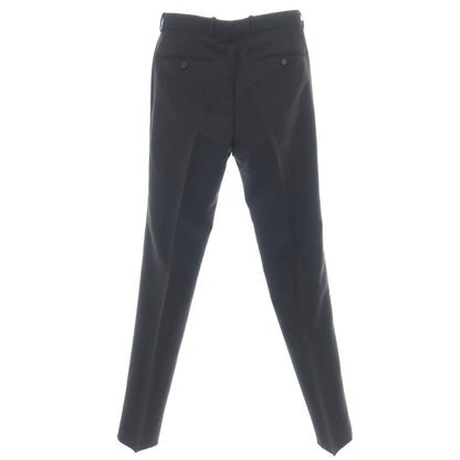 【中古】アレキサンダーマックイーン Alexander McQueen ウールモヘヤ ドレススラックスパンツ ブラック【サイズ46】【 状態ランクA 】【 メンズ 】