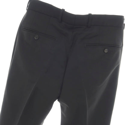 【中古】アレキサンダーマックイーン Alexander McQueen ウールモヘヤ ドレススラックスパンツ ブラック【サイズ46】【 状態ランクA 】【 メンズ 】