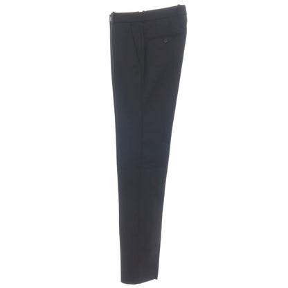 【中古】アレキサンダーマックイーン Alexander McQueen ウールモヘヤ ドレススラックスパンツ ブラック【サイズ46】【 状態ランクA 】【 メンズ 】