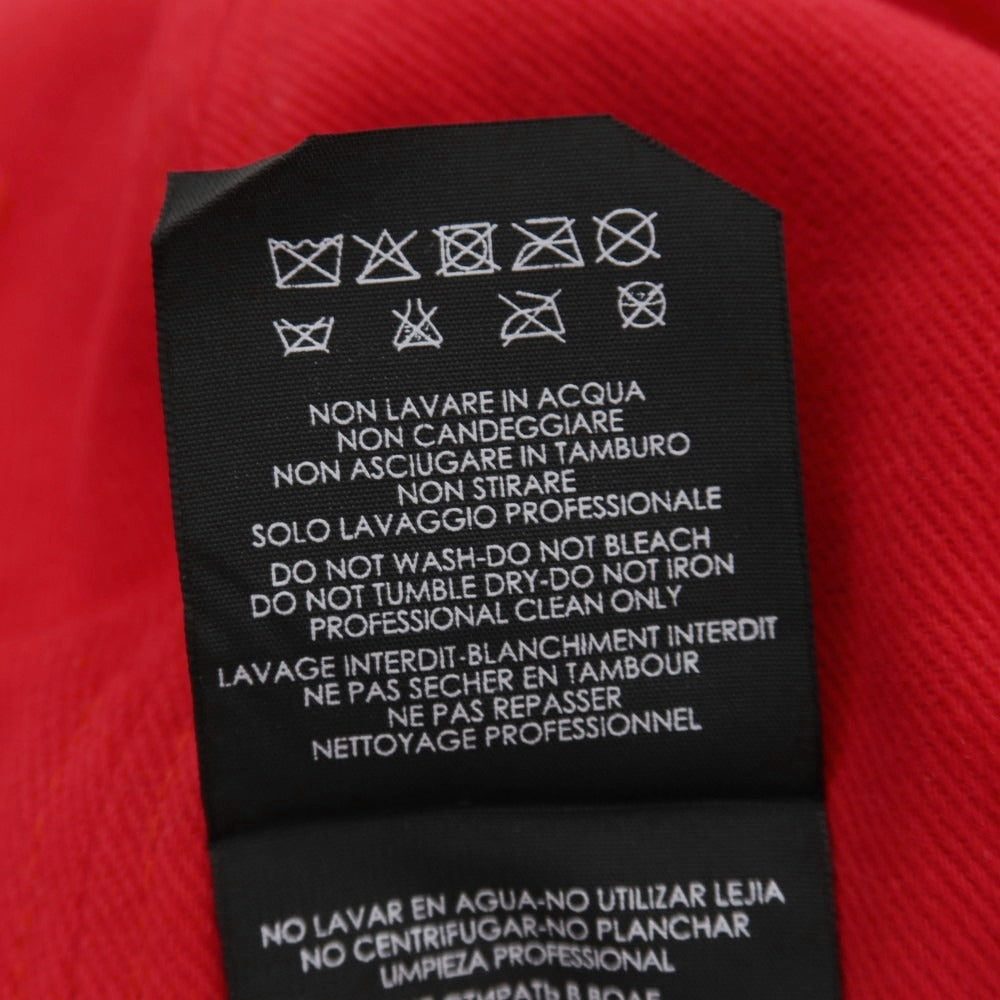 【中古】バレンシアガ BALENCIAGA ツイルコットン ベースボールキャップ 帽子 レッド【サイズL（59）】【 状態ランクA 】【 メンズ 】
