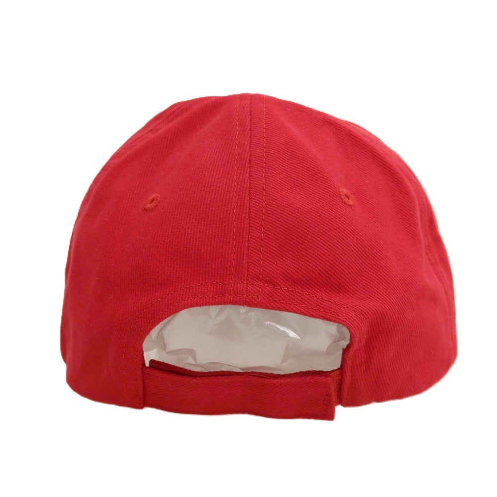 【中古】バレンシアガ BALENCIAGA ツイルコットン ベースボールキャップ 帽子 レッド【サイズL（59）】【 状態ランクA 】【 メンズ 】
