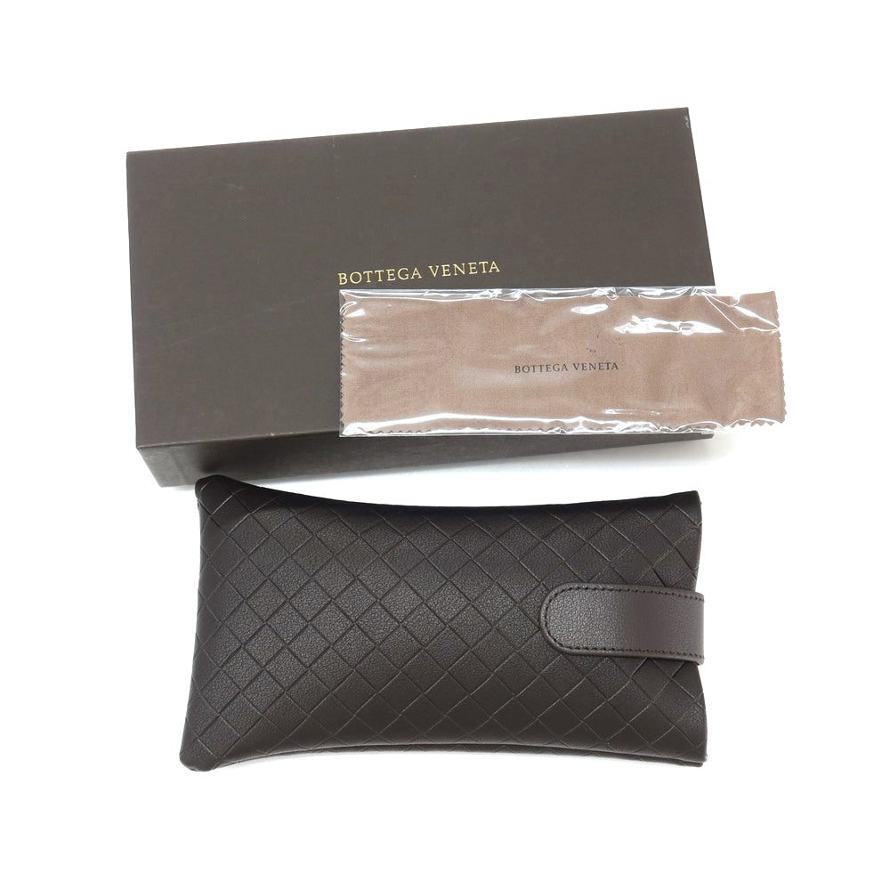 【中古】ボッテガヴェネタ BOTTEGAVENETA BV1091S ハーフリム サングラス シルバー【サイズ63□16_135】【 状態ランクA 】【 メンズ 】