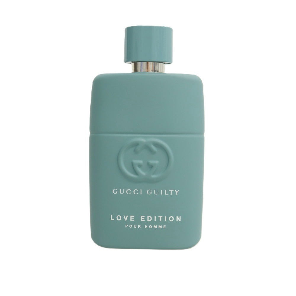 【中古】グッチ GUCCI GUILTY LOVE EDITION ギルティ ラブ エディション プールオム オードパルファム 香水 グリーンブルーxシルバー【サイズ50ml】【 状態ランクA 】【 メンズ 】
