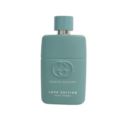 【中古】グッチ GUCCI GUILTY LOVE EDITION ギルティ ラブ エディション プールオム オードパルファム 香水 グリーンブルーxシルバー【サイズ50ml】【 状態ランクA 】【 メンズ 】