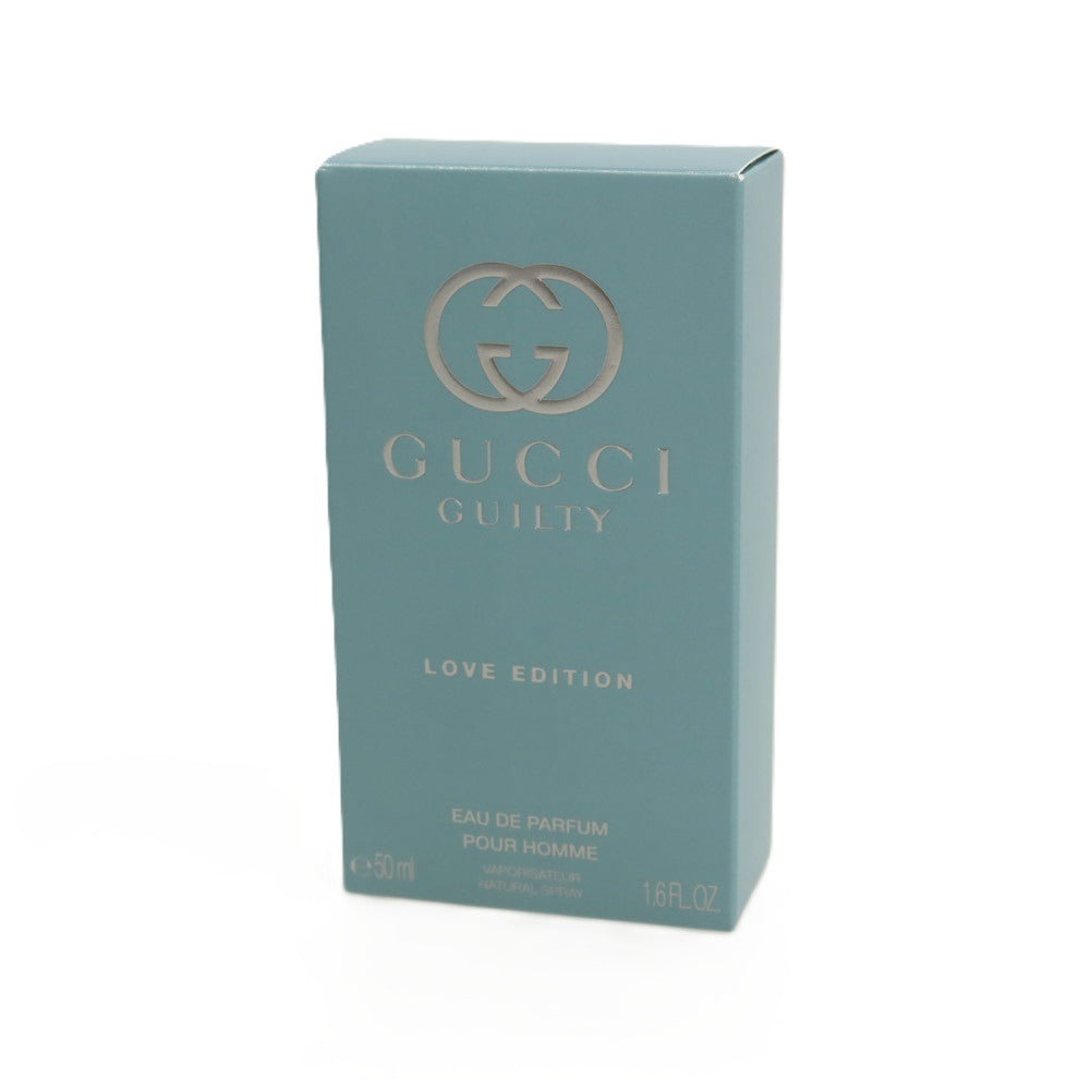 【中古】グッチ GUCCI GUILTY LOVE EDITION ギルティ ラブ エディション プールオム オードパルファム 香水 グリーンブルーxシルバー【サイズ50ml】【 状態ランクA 】【 メンズ 】