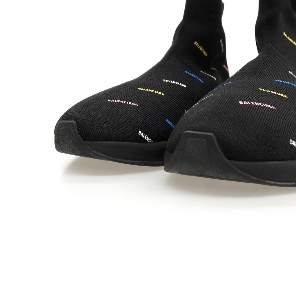 【中古】【未使用】バレンシアガ BALENCIAGA SPEED 2.0 617239 リサイクルニット スニーカー ブラック【サイズJP 27.5】【 状態ランクS 】【 メンズ 】